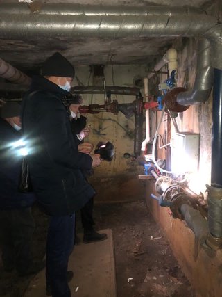 Инспекторы жилищного надзора Минстроя Хакасии оценивают последствия аварии на Сорской котельной