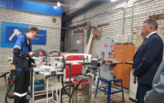 В абаканском Техникуме коммунального хозяйства и сервиса открыты новые мастерские